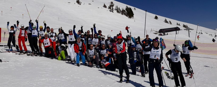 Rotarische Ski-WM - Rotarier fit im Schnee