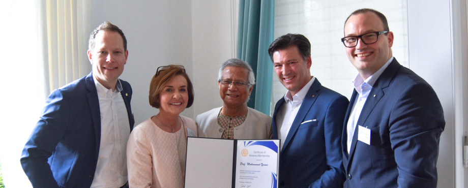 Wiesbaden - Ehrenmitgliedschaft für Friedensnobelpreisträger Muhammad Yunus