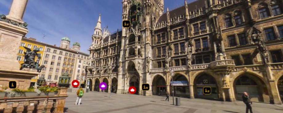Aktion - Virtuelle Stadtführung für Rotarier durch München