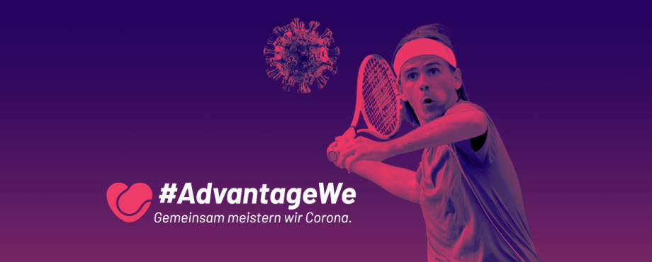 Aktion #AdvantageWe - Corona-Hilfsaktion der Tennis-Community mit rotarischer Unterstützung