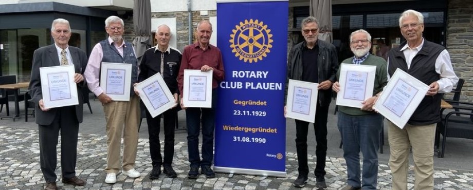 Ein Grund zum Feiern! - 30 Jahre deutsche Einheit – 30 Jahre Rotary Club Plauen