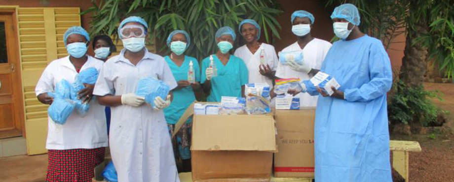 Jever/Wittmund - Schutz- und Hygienematerial für Krankenstation in Burkina Faso