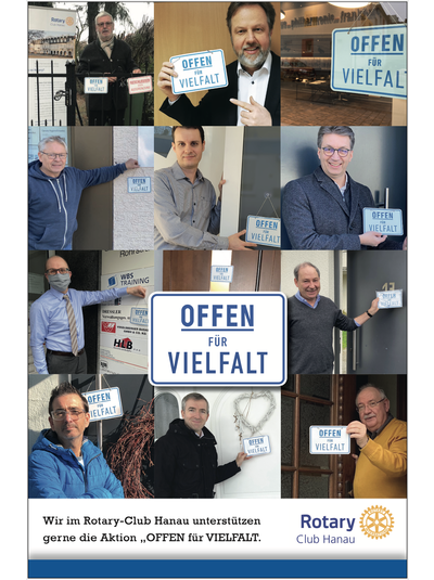 Hanau - Offen für Vielfalt — Rotary setzt Zeichen
