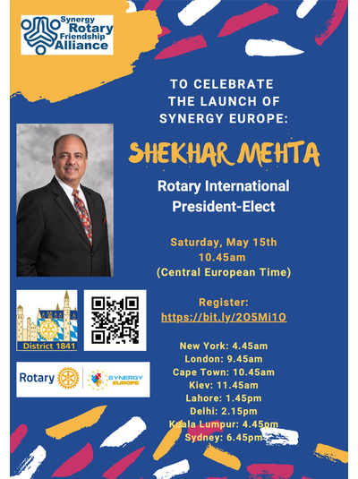 Aktuell - Start für Synergy Rotary Friendship Alliance