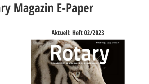 Rotary Magazin als E-Paper