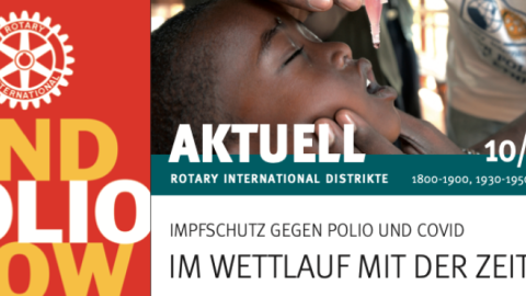 Polio-Newsletter: Gegen Polio und Covid-19 impfen