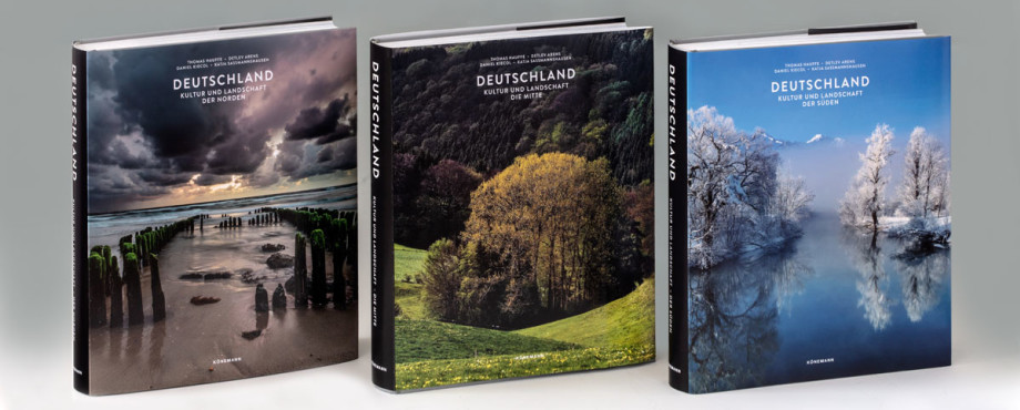 Zum Titelthema vom August 2021 - Dreiteiliger Bildband präsentiert Kultur- und Naturhighlights in Deutschland