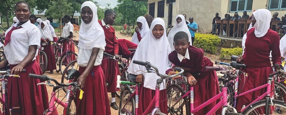 Foundation-Schwerpunkte - Fahrräder für den Schulweg