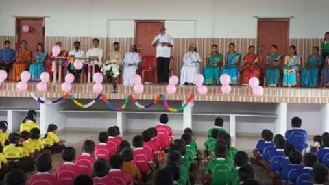Eine Schule in Südindien