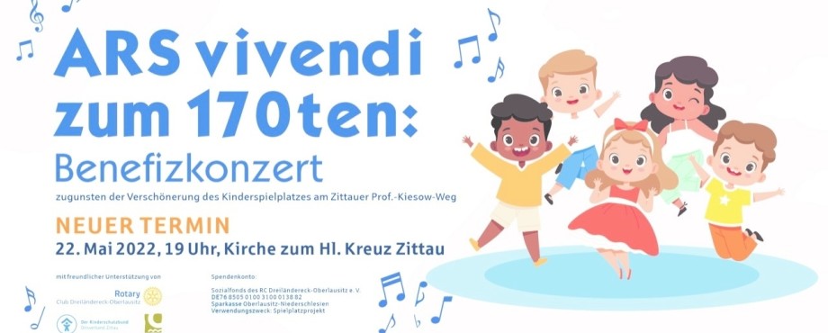 Rotary-Action-Day: Benefizkonzert in Zwickau - Spielend zum neuen Spielplatz