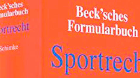 Beck’sches Formularbuch Sportrecht