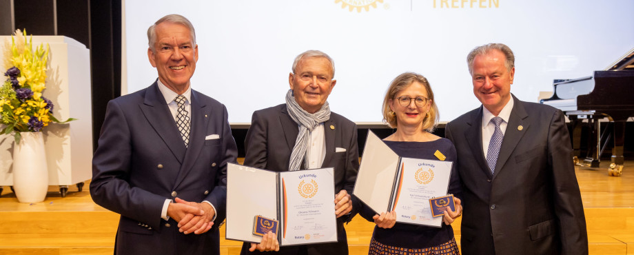 Distrikt - Erstes Rotary Deutschland Treffen ehrt Rotarier des Jahres