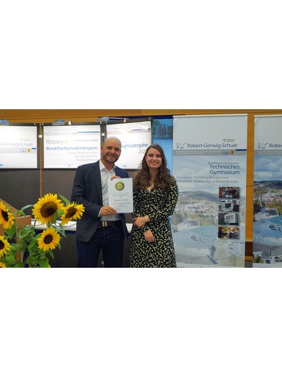 Rotary Club Furtwangen-Triberg - Rotarischer Preis für eine Spitzenleistung