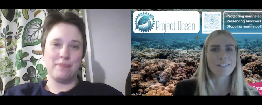 Video - Rotaractische Aktion zum Schutz der Meere