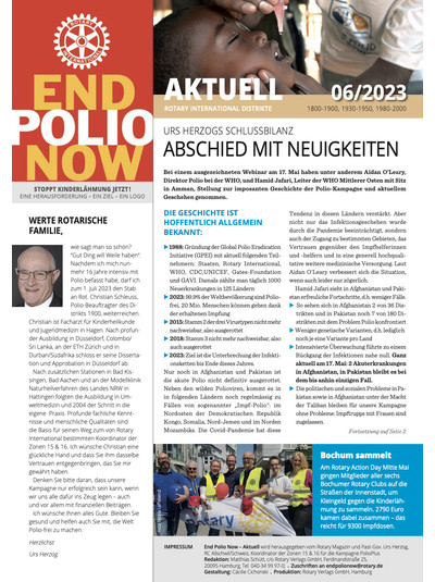 Aktuell - EPN-Newsletter: Urs Herzog zieht Bilanz