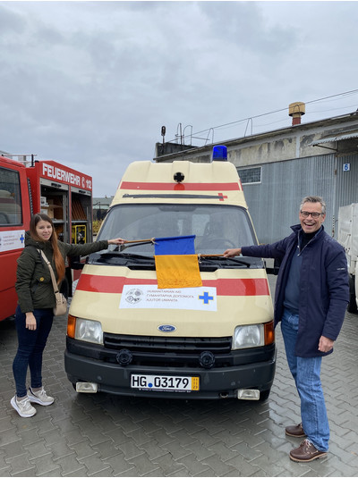 Lviv/Ukraine - Hilfe, die ankommt