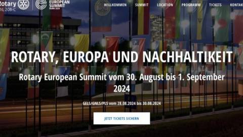 Rotary European Summit: Website ist online