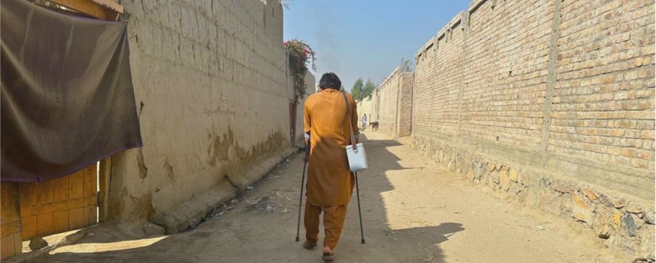 Polio - Ein Polio-Überlebender aus Nangarhar