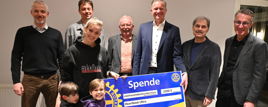 Frankfurt - Rotary Rhön Runners spenden 2300 Euro an Fontanherzen e.V.