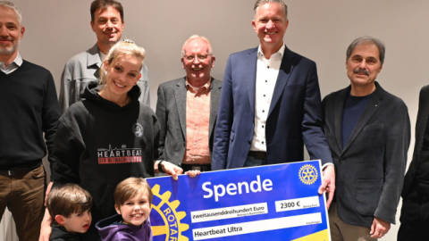 Rotary Rhön Runners spenden 2300 Euro an Fontanherzen e.V.
