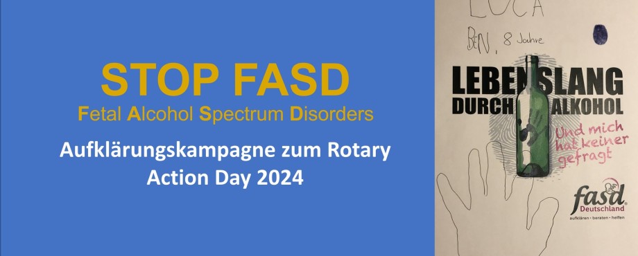 Rotary Action Day 2024 - STOP FASD - Aufklärung zur Prävention