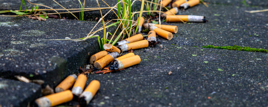 Aktion - Zigarettenkippen sammeln – sind Sie dabei?