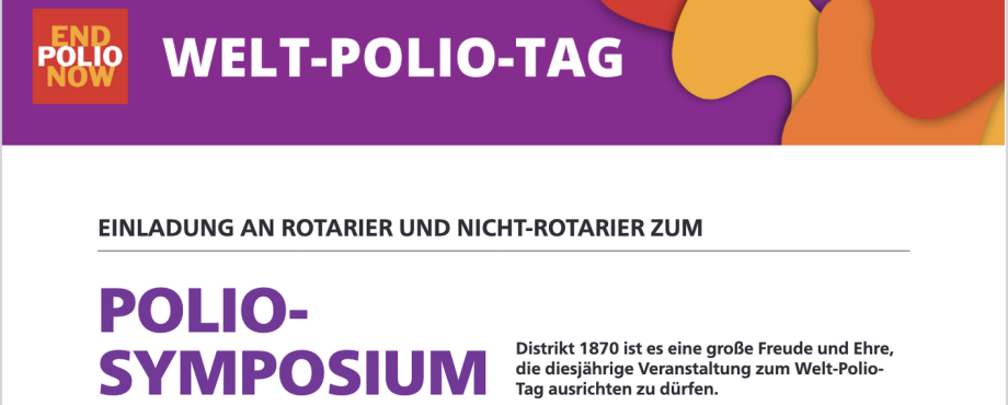 Festveranstaltung zum Poliotag