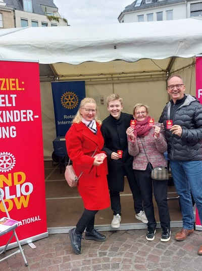 End Polio Now - Zwei Tropfen schützen vor Kinderlähmung