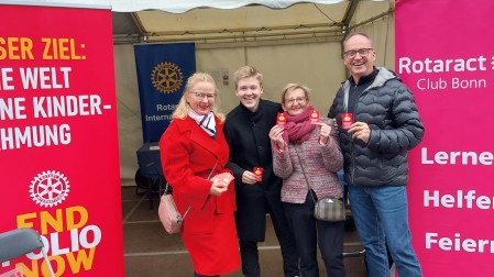 End Polio Now - Zwei Tropfen schützen vor Kinderlähmung