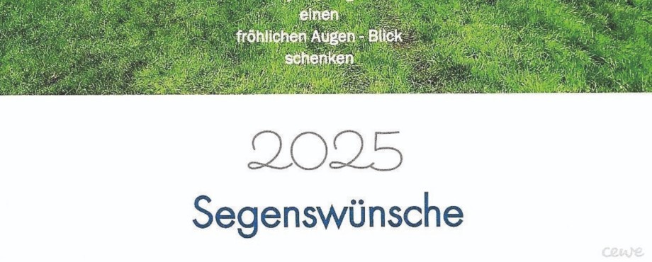 Segenswünsche 2025