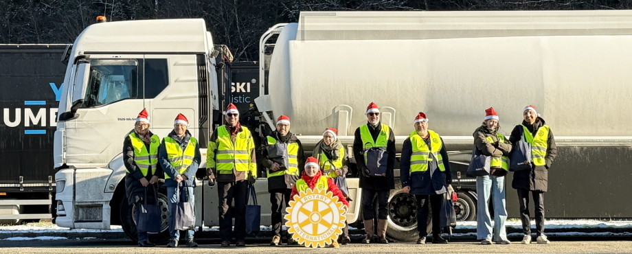 Weihnachtsgeschenk für LKW-Fahrer