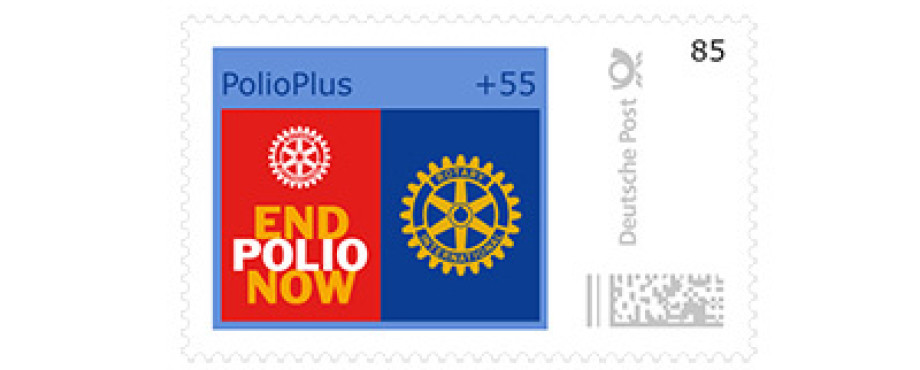 Polio-Briefmarke