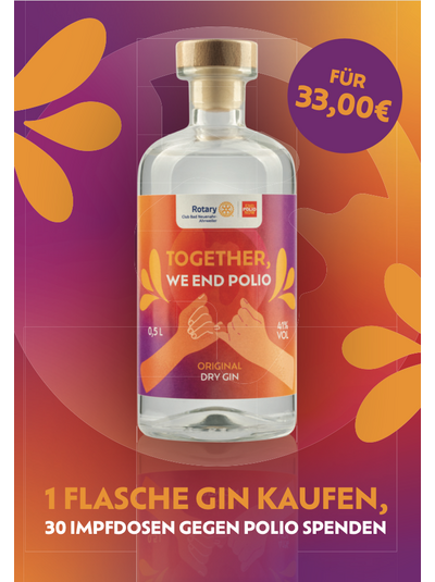 Clubprodukte - Polio-Gin des RC Bad Neuenahr-Ahrweiler