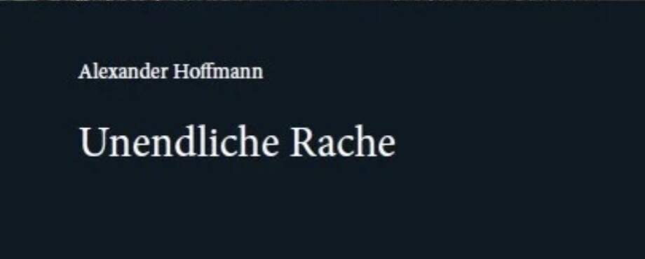 Unendliche Rache