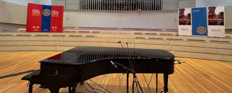 Mit Musik für die Ausrottung der Kinderlähmung