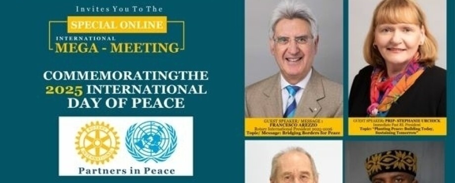 Rotary Mega Meeting voraus