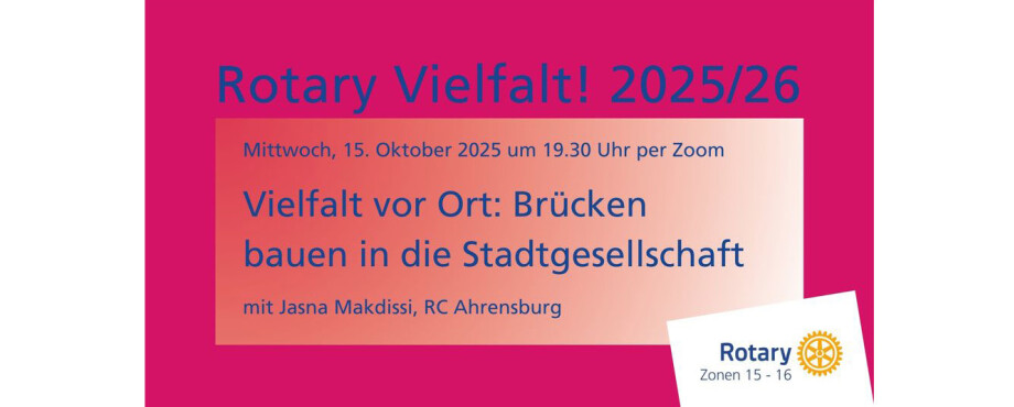 Wie Vielfalt sich bei Rotary zeigen kann