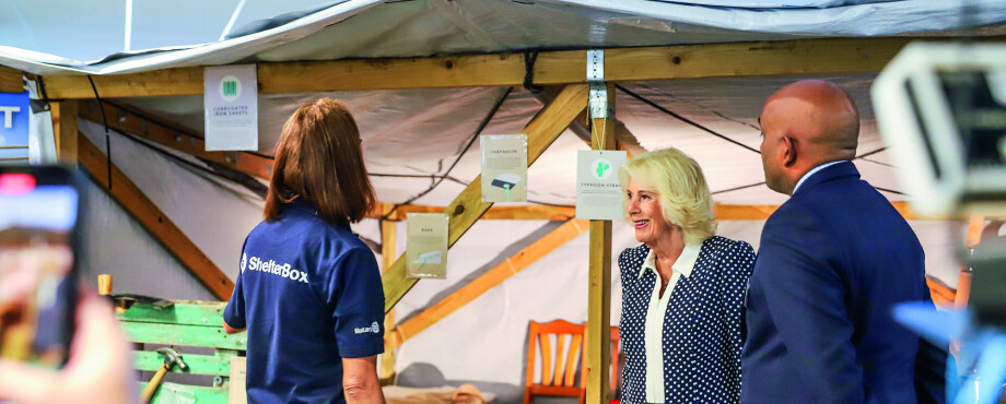 Jubiläumsfeierlichkeiten bei ShelterBox