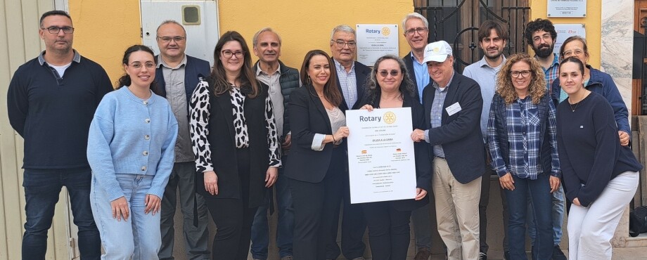 Rotary hilft Flutopfern in Spanien - Es kann wieder gelehrt werden