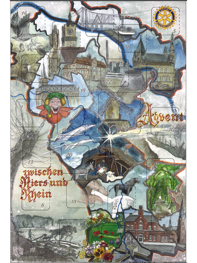 RC Kleve-Schloß Moyland, RC Geldern, RC Kevelaer - Adventskalender der RCs Kleve-Schloß Moyland, Geldern und Kevelaer