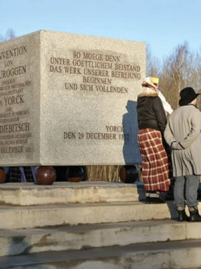 Litauen - Rotary Club setzt Denkmal