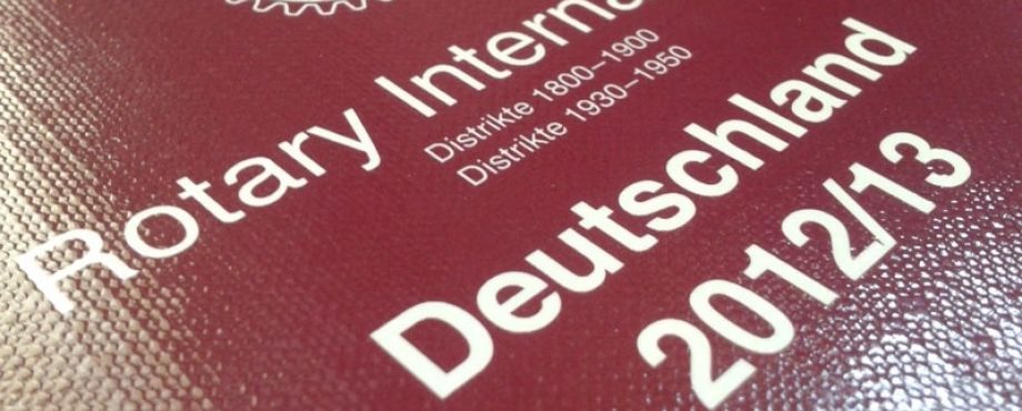 Clubjahr 2012/13 - Auslieferung der Mitgliederverzeichnisse beginnt
