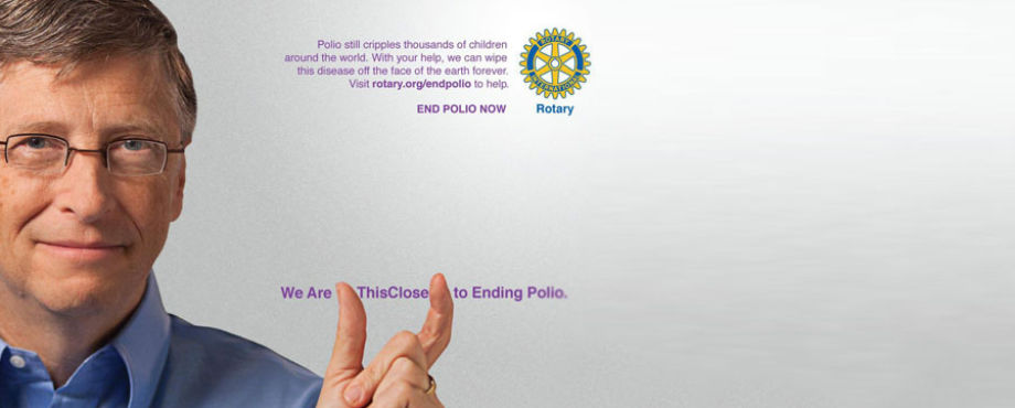 Vorbereitungen zum Rotary-Aktionstag am 4. Mai - Bei Polio setzt Rotary auf Druck von unten