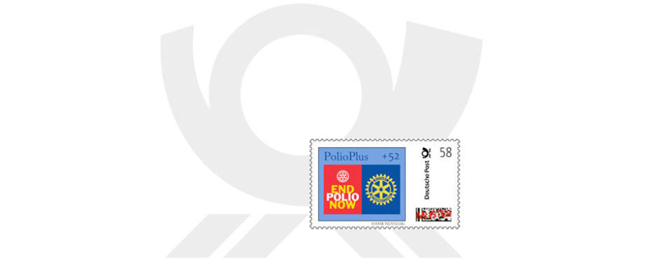 PolioPlus - Eine Briefmarke gegen Kinderlähmung