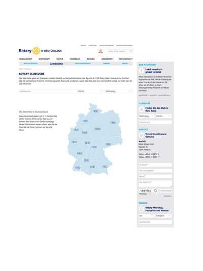 Kennen Sie schon? - Die Rotary Clubsuche
