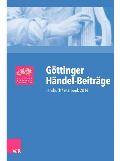 Wolfgang Sandberger und Laurenz Lütteken - Göttinger Händel-Beiträge