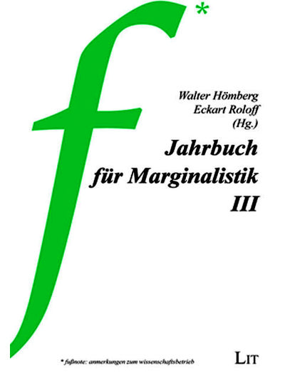 Walter Hömberg, Eckart Roloff (Hrsg.) - Jahrbuch für Marginalistik III