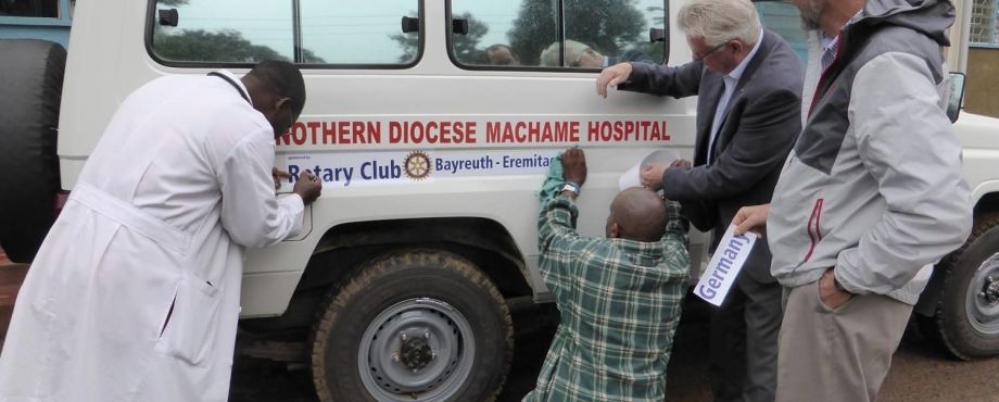 RC Bayreuth-Eremitage - Freudentag fürs Machame Krankenhaus