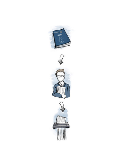 Datenschutz - Sammeln, schreddern, schützen