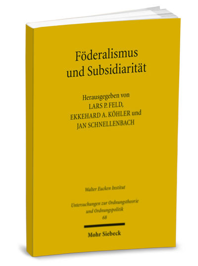 Bücher von Freunden für Freunde - Föderalismus und Subsidiarität